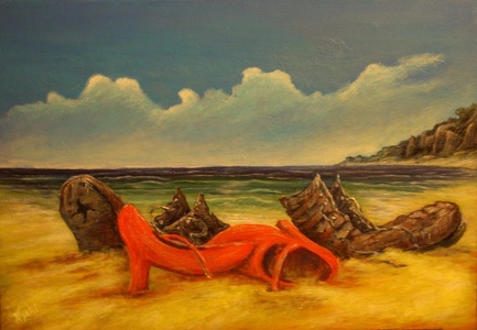 Alleine am Strand