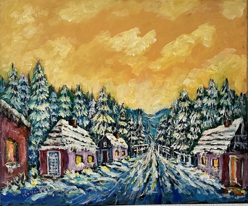 Winter in Polen